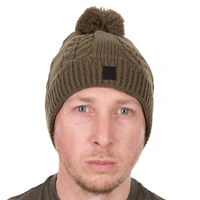 Fox Khaki Knitted Bobble Hat